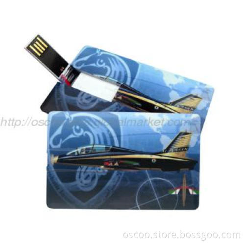Business card style usb thumb drive